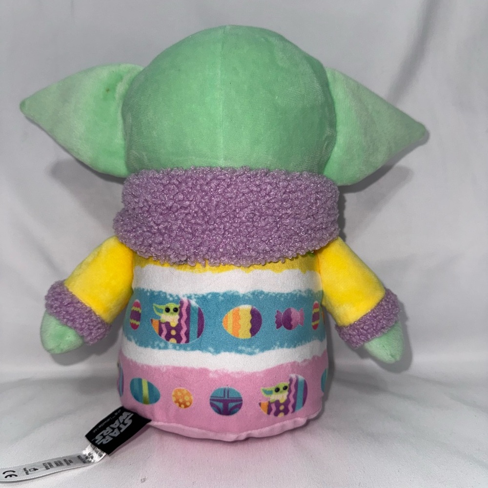 DISNEY STAR WARS GROGU EASTER PLUSH. BABY YODA STUFFED ANIMAL.‎ MANDALORIAN 8” - Picture 2 of 4